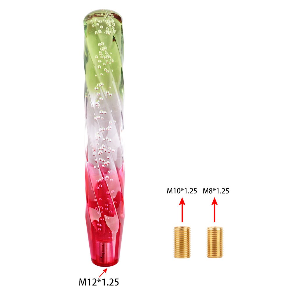 Brand New VIP JDM 30CM Transparent Yellow/White/Red Crystal Bubble Gear Shift Knob Manual / Automatic Universal