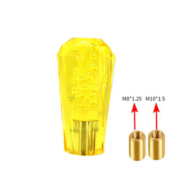 Brand New JDM Universal Diamond Crystal VIP Style Manual Shifter Shift Knob 100MM Gold