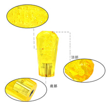 Load image into Gallery viewer, Brand New JDM Universal Diamond Crystal VIP Style Manual Shifter Shift Knob 100MM Gold