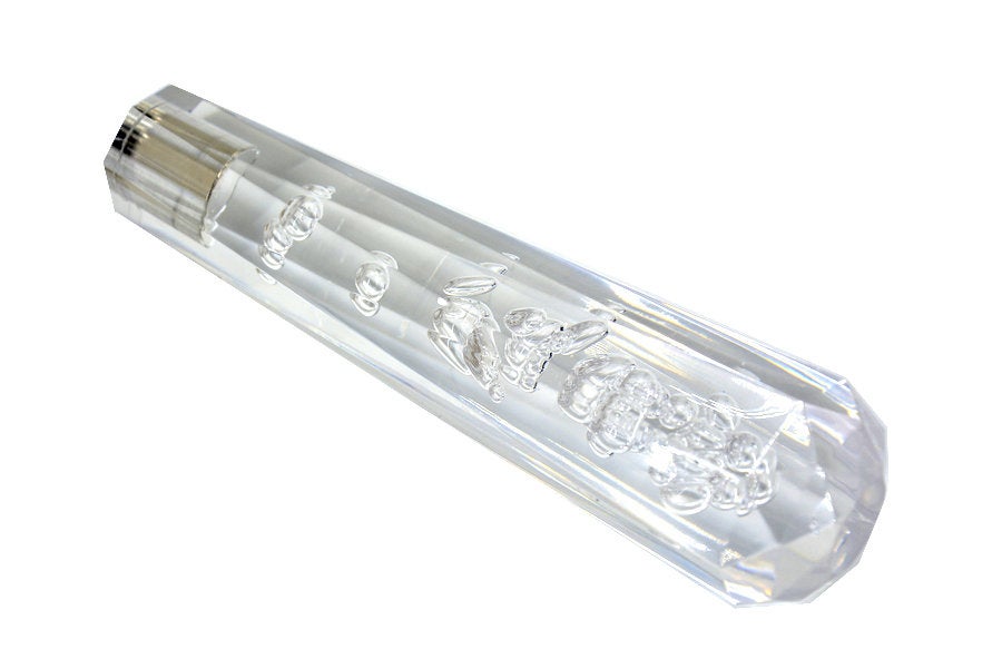 Brand New JDM Universal Diamond Crystal VIP Style Manual Shifter Shift Knob 150MM Clear
