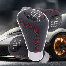 Load image into Gallery viewer, BRAND NEW 6 Speed Leather Aluminum Manual Shift Knob Gear Stick Shifter Lever Universal