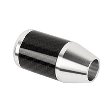 Load image into Gallery viewer, Brand New Universal 6 SPEED Silver Real Carbon Fiber Racing Gear Stick Shift Knob For MT Manual M12 M10 M8