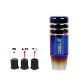 Brand New Universal 9CM TRD Aluminum Burnt Blue Manual Transmission Car Racing Gear Shift Knob