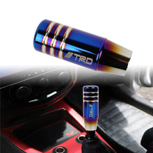 Load image into Gallery viewer, Brand New Universal 9CM TRD Aluminum Burnt Blue Manual Transmission Car Racing Gear Shift Knob