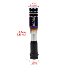 Load image into Gallery viewer, Brand New Universal 9CM Momo Aluminum Burnt Blue Automatic Car Gear Shift Knob Shifter