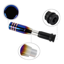 Load image into Gallery viewer, Brand New Universal 9CM Momo Aluminum Burnt Blue Automatic Car Gear Shift Knob Shifter