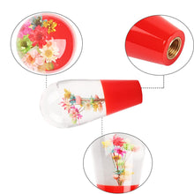 Load image into Gallery viewer, Brand New Universal JDM Red Crystal Real Flowers Head Manual Car Gear Shift Knob shifter M8 M10 M12