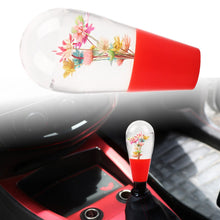 Load image into Gallery viewer, Brand New Universal JDM Red Crystal Real Flowers Head Manual Car Gear Shift Knob shifter M8 M10 M12