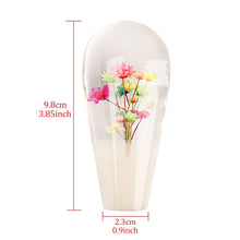 Load image into Gallery viewer, Brand New Universal JDM Clear Crystal Real Flowers Head Manual Car Gear Shift Knob shifter M8 M10 M12