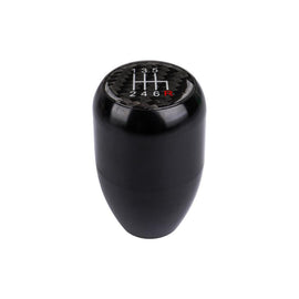 Brand New Universal 6 Speed Carbon Fiber Sticker Aluminum Manual Gear Stick Black Shift Knob Shifter M8 M10 M12
