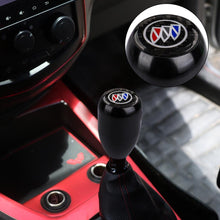 Load image into Gallery viewer, Brand New Universal Buick Carbon Fiber Sticker Aluminum Manual Gear Stick Black Shift Knob Shifter M8 M10 M12