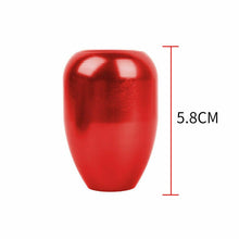 Load image into Gallery viewer, Brand New JDM Universal Momo Carbon Fiber Sticker Aluminum Manual Gear Stick Red Shift Knob Shifter M8 M10 M12