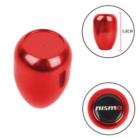 Brand New JDM Universal Nismo Black Sticker Aluminum Manual Gear Stick Red Shift Knob Shifter M8 M10 M12