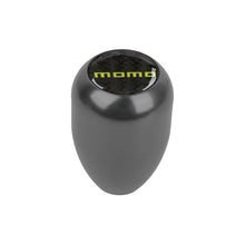 Load image into Gallery viewer, Brand New JDM Universal Momo Carbon Fiber Sticker Aluminum Manual Gear Stick Black Shift Knob Shifter M8 M10 M12