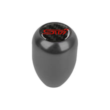 Load image into Gallery viewer, Brand New JDM Universal STI Carbon Fiber Sticker Aluminum Manual Gear Stick Black Shift Knob Shifter M8 M10 M12