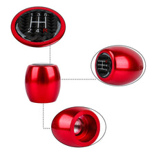 Load image into Gallery viewer, Brand New Universal JDM 5 Speed Racing Gear Stick Red Shift Knob Shifter M8 M10 M12