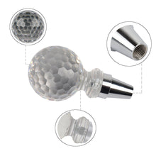 Load image into Gallery viewer, Brand New Universal Clear Aluminum Car Manual Gear Shift Knob Lever Shifter Golf Ball Shape M8 M10 M12