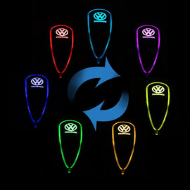 Brand New VW Volkswagen Universal Auto Gear Shift Knob LED Light Multi Color Touch Activated Sensor M8 M10 M12