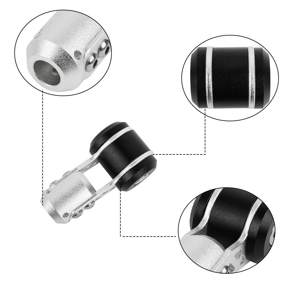 Brand New Universal Black Aircraft Aluminum Manual Racing Gear Stick Shifter Shift Knob M8 M10 M12