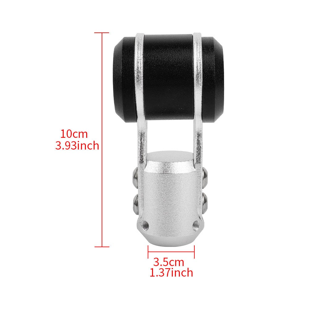 Brand New Universal Black Aircraft Aluminum Manual Racing Gear Stick Shifter Shift Knob M8 M10 M12