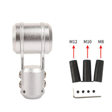 Load image into Gallery viewer, Brand New Universal Silver Aircraft Aluminum Manual Racing Gear Stick Shifter Shift Knob M8 M10 M12