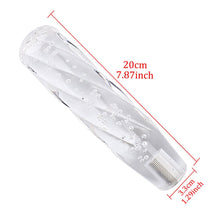 Load image into Gallery viewer, Brand New Universal VIP 200mm Transparent Manual Clear Twist Crystal Bubble Racing Gear Shift Knob M8 M10 M12