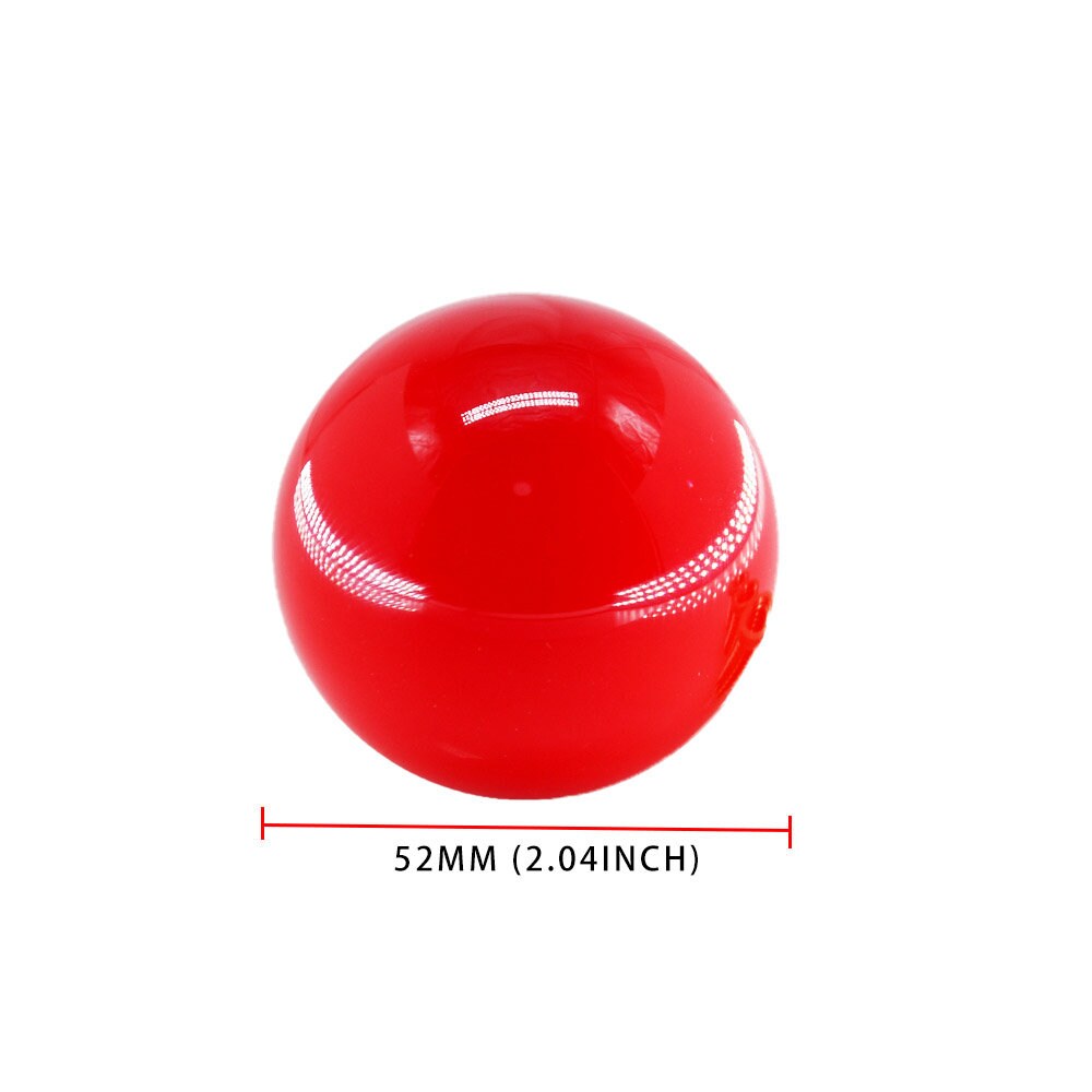 Brand New Universal JDM Duracon Glossy Red Round Ball Shift Knob M8x1.25 M10x1.5 M10x1.25 M12x1.25