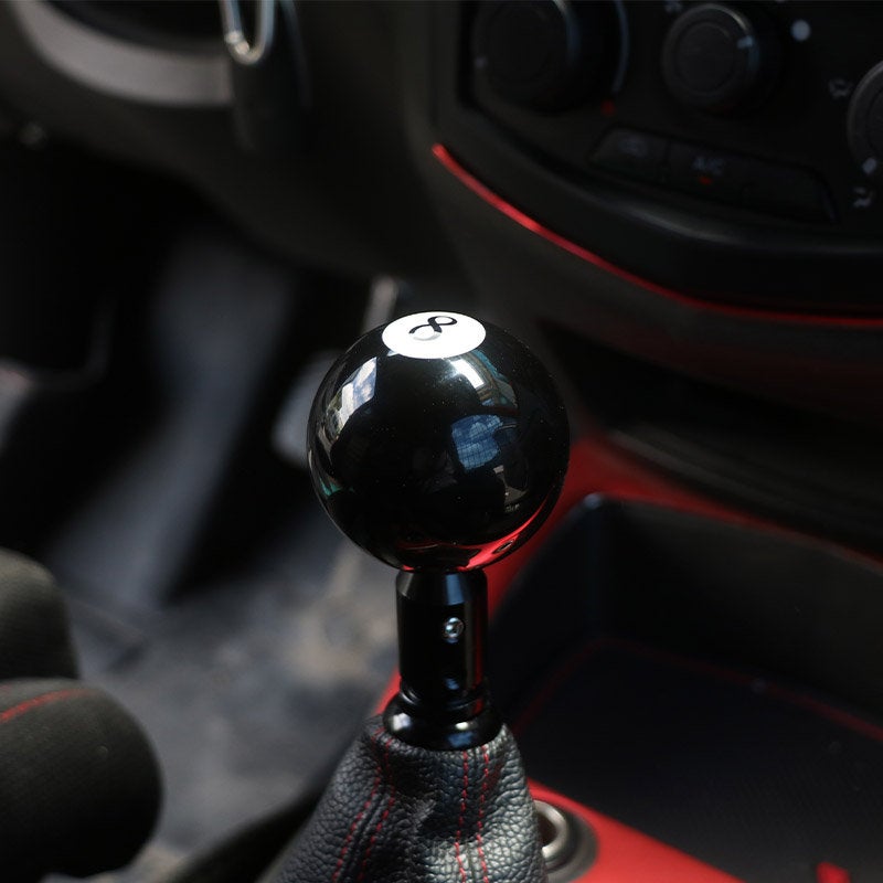 Brand New #8 Billiard Ball Round Car Manual Gear Shift Knob Universal Shifter Lever Cover