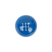 Load image into Gallery viewer, Brand New Universal 5 Speed Fuckin&#39; Fast Round Blue Ball Gear Shift Knob Lever M8 M10 M12 Thread