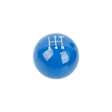 Load image into Gallery viewer, Brand New Universal 5 Speed Fuckin&#39; Fast Round Blue Ball Gear Shift Knob Lever M8 M10 M12 Thread