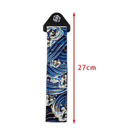 Brand New Jdm Sakura Wave High Strength Blue Tow Towing Strap Hook For Front / REAR BUMPER JDM