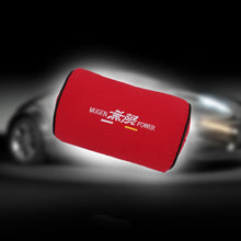 Load image into Gallery viewer, Brand New 1PCS JDM Mugen Red Fabric Material Car Neck Headrest Pillow Fabric Racing Seat