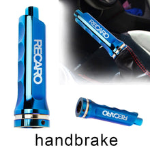 Load image into Gallery viewer, Brand New 1PCS Recaro Titanium Burnt Blue Aluminum Car Handle Hand Brake Sleeve Universal Cover For Universal