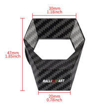 Load image into Gallery viewer, Brand New Universal Ralliart Carbon Fiber Style Car Engine Start Stop Push Button Switch Decoration Cover Cap Accessories