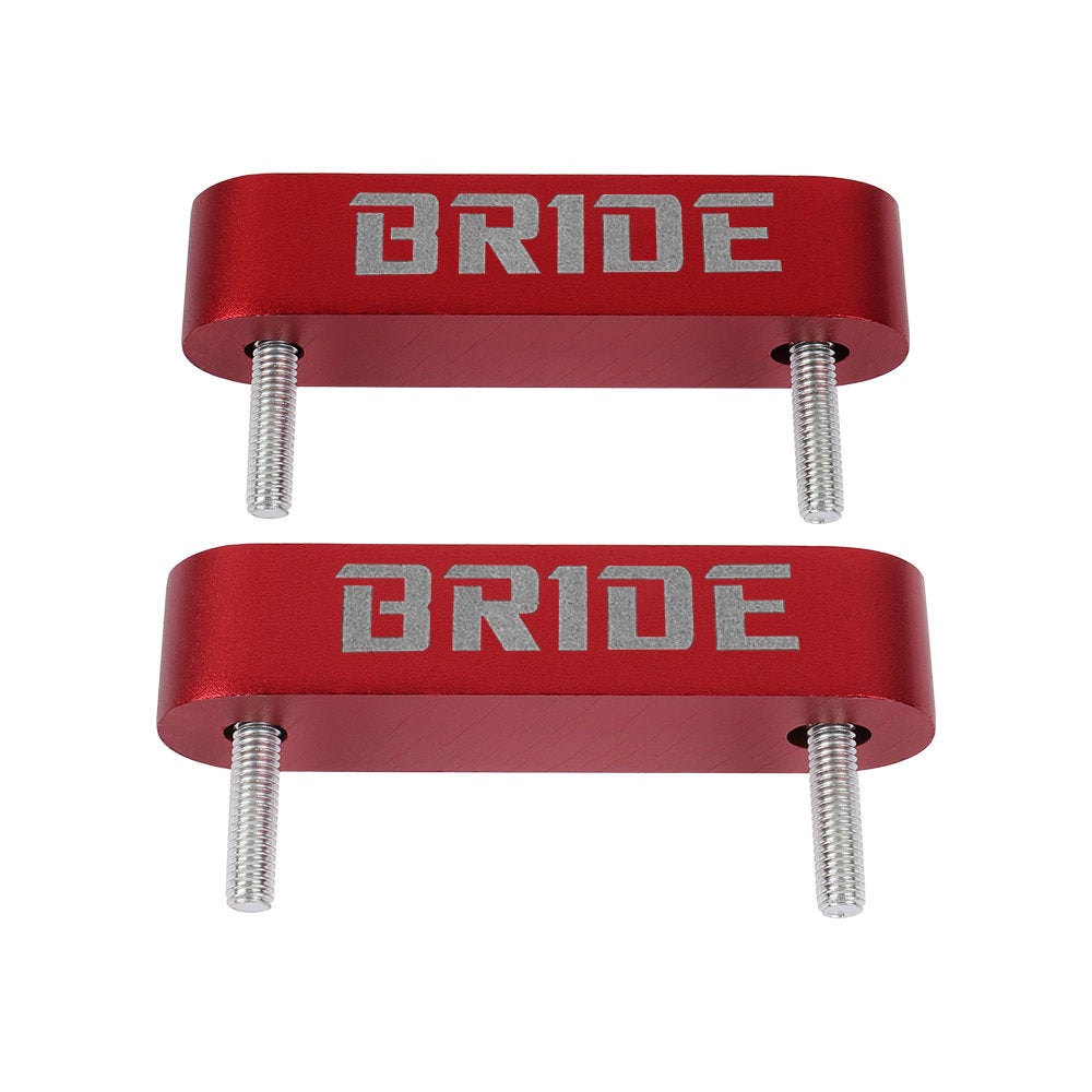 Brand New 2PCS New Red Bride JDM Hood Vent Spacer Risers JDM 90-01 Integra / 88-15 Honda Civic / 16-21 Honda Civic