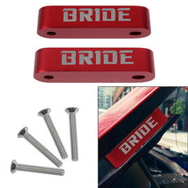 Brand New 2PCS New Red Bride JDM Hood Vent Spacer Risers JDM 90-01 Integra / 88-15 Honda Civic / 16-21 Honda Civic