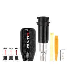 Load image into Gallery viewer, Brand New Universal Nismo Black Real Carbon Fiber Automatic Gear Shift Knob Shifter Lever