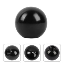 Load image into Gallery viewer, Brand New Universal TRD Black Aluminum Round Ball Shift Knob Manual Car Racing Gear Shifter M8 M10 M12