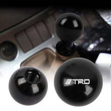 Load image into Gallery viewer, Brand New Universal TRD Black Aluminum Round Ball Shift Knob Manual Car Racing Gear Shifter M8 M10 M12