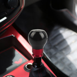 Brand New 5 SPEED Aluminum Black/Red Universal Manual MT Racing Car Gear Shift Knob M8 M10 M12