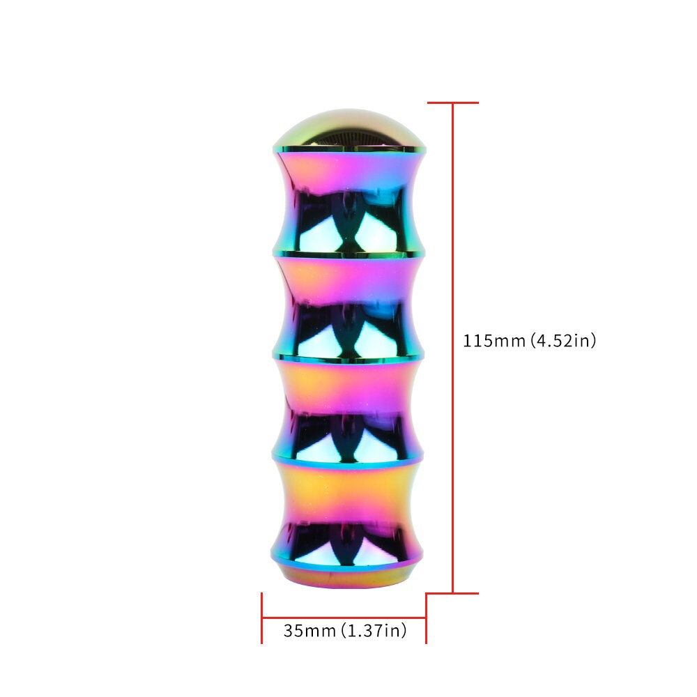 Brand New Universal Jdm Round Ball Crystal Clear Bubble Manual Car Racing Gear Shift Knob Shifter M12 M10 M8