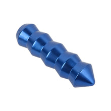 Load image into Gallery viewer, Brand New Universal V2 Bamboo Spike Aluminum Blue Manual Transmission Gear Stick Shift Knob Lever Shifter M8 M10 M12