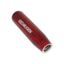 Load image into Gallery viewer, Brand New Universal Real Carbon Fiber Red Manual MT Mugen 5/6-Speed Shifter Shift Knob