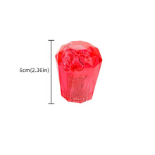 Load image into Gallery viewer, Brand New JDM Universal Diamond Crystal VIP Style Manual Shifter Shift Knob 60MM Red