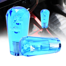 Load image into Gallery viewer, Brand New JDM Universal Diamond Crystal VIP Style Manual Shifter Shift Knob 100MM Blue