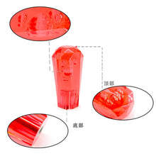 Load image into Gallery viewer, Brand New JDM Universal Diamond Crystal VIP Style Manual Shifter Shift Knob 100MM Red