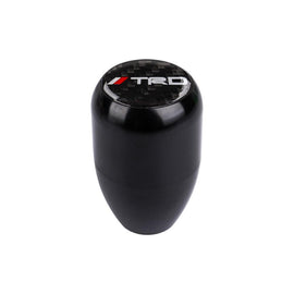 Brand New Universal TRD Carbon Fiber Sticker Aluminum Manual Gear Stick Black Shift Knob Shifter M8 M10 M12