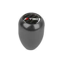 Load image into Gallery viewer, Brand New JDM Universal TRD Carbon Fiber Sticker Aluminum Manual Gear Stick Black Shift Knob Shifter M8 M10 M12
