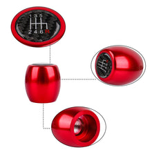 Load image into Gallery viewer, Brand New Universal JDM 6 Speed Racing Gear Stick Red Shift Knob Shifter M8 M10 M12
