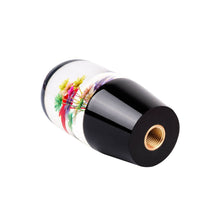 Load image into Gallery viewer, Brand New 1PCS Universal JDM Clear Crystal Real Flowers Manual Car Black Base Racing Stick Shift Knob M8 M10 M12